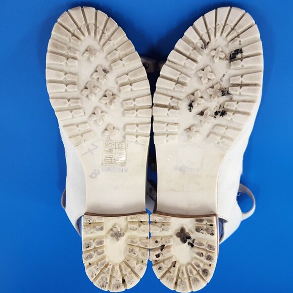 BRONX Women’s Ultra Fast Leather Gladiator‎ Sandals - Picture 11 of 12